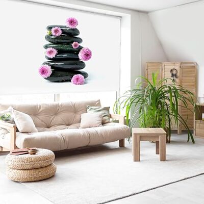 Blindecor Digital Tryck Translucentrullgardin Zen-familj Z-PINKSTONE Modell 130 x 180 cm (B x H) Tygstorlek 126 x 175 cm Fönstergardiner Blindecor Digital Tryck Translucentrullgardin Zen-familj Z-PINKSTONE Modell 130 x 180 cm (B x H) Tygstorlek 126 x 175 cm Fönstergardiner
