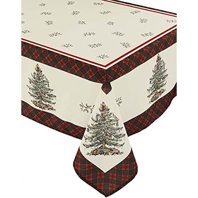 Spode Avanti Linens Tree julkollektion, röd tartan Spode Avanti Linens Tree julkollektion, röd tartan