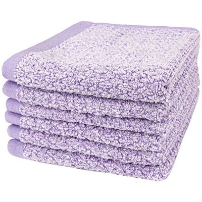 Everplush Diamond Jacquard tvättduk 6 delar i lavendel Everplush Diamond Jacquard tvättduk 6 delar i lavendel