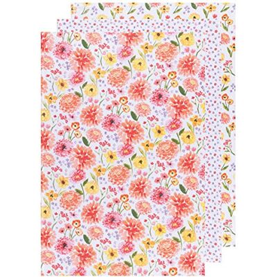 Now Designs Floursack kökshanddukar snabbtorkande bomull handduks set, 3 stycken, stuga blommig, 50 x 76 cm Now Designs Floursack kökshanddukar snabbtorkande bomull handduks set, 3 stycken, stuga blommig, 50 x 76 cm