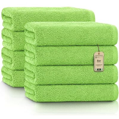 GREEN MARK Textilien GREEN MARK Handdukar – Set med 8 Stycken – 100% Bomull, Mjuka och Mycket Absorberande, Premiumkvalitet för Badrum, Spa och Gym, 50 × 100 cm, Äppelgrön GREEN MARK Textilien GREEN MARK Handdukar – Set med 8 Stycken – 100% Bomull, Mjuka och Mycket Absorberande, Premiumkvalitet för Badrum, Spa och Gym, 50 × 100 cm, Äppelgrön
