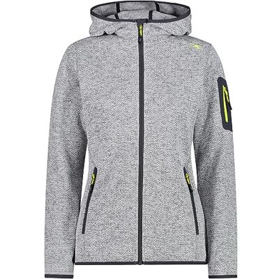 CMP Jacka för kvinnor med huva, Grey-citron, 40 CMP Jacka för kvinnor med huva, Grey-citron, 40