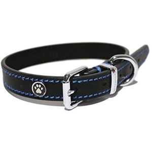 Rosewood Hundhalsband - Lyxigt läder - Svart - 22-26" Rosewood Hundhalsband - Lyxigt läder - Svart - 22-26"