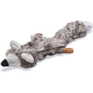 Beeztees Flatinos Fuchs - Hundplyschleksak, 52cm, grå Beeztees Flatinos Fuchs - Hundplyschleksak, 52cm, grå