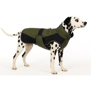 Flamingo Eisberg khaki och mörkblå hundvinterkappa storlek 60 cm (A: 60 cm, B: 52 cm, C: 71,5-83 cm) perfekt för Beagle, Cocker Spaniel, engelsk bulldogg, schnauzer standard och whippet Flamingo Eisberg khaki och mörkblå hundvinterkappa storlek 60 cm (A: 60 cm, B: 52 cm, C: 71,5-83 cm) perfekt för Beagle, Cocker Spaniel, engelsk bulldogg, schnauzer standard och whippet