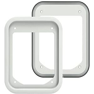 Pet Mate Elite 360 Adapter - Metall/UPVC-dörr - Vit Pet Mate Elite 360 Adapter - Metall/UPVC-dörr - Vit