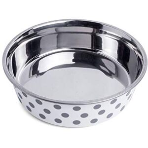 Petface Hundskål med gråa prickar - 17cm Petface Hundskål med gråa prickar - 17cm