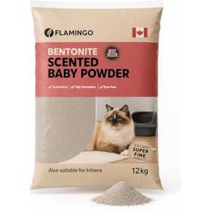 Flamingo Kattsand Babypuder Doft 12kg Flamingo Kattsand Babypuder Doft 12kg