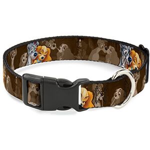 Buckle-Down hundhalsband - 9-15 tum, polyester, Disney-licens Buckle-Down hundhalsband - 9-15 tum, polyester, Disney-licens