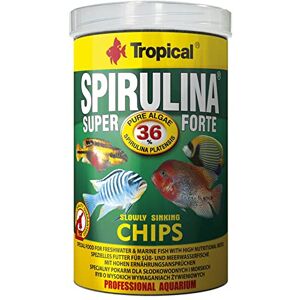 Tropical SUPER SPIRULINA FORTE CHIPS - fiskfoder Tropical SUPER SPIRULINA FORTE CHIPS - fiskfoder