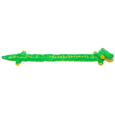 Outward Hound Outward Matz Pipleksak för hundar, hundleksak i plysch, alligator, XXL Outward Hound Outward Matz Pipleksak för hundar, hundleksak i plysch, alligator, XXL