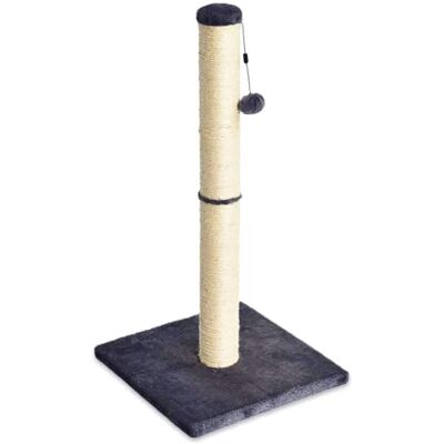 Amazon Basics Medelstort klösträd för katter, 40,01 x 40,01 x 80,01 cm, grå Amazon Basics Medelstort klösträd för katter, 40,01 x 40,01 x 80,01 cm, grå