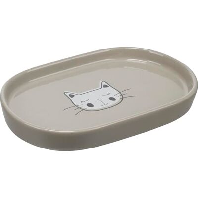Flamingo Matnings- och drickskål Poezie oval taupe 16,5 cm 130 ml Flamingo Matnings- och drickskål Poezie oval taupe 16,5 cm 130 ml
