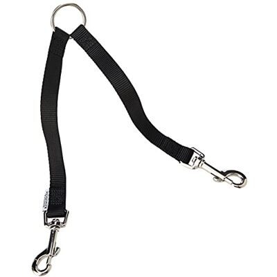 Ancol nylon blykoppling, 24 cm, svart Ancol nylon blykoppling, 24 cm, svart
