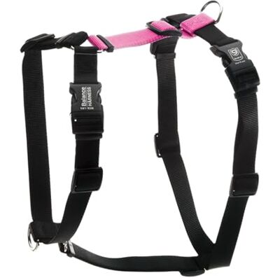 Blue-9 Balanssele med spänne, helt anpassningsbar passform utan drag, perfekt för hundträning och lydnad, tillverkad i USA (61–90 cm, varmrosa) Blue-9 Balanssele med spänne, helt anpassningsbar passform utan drag, perfekt för hundträning och lydnad, tillverkad i USA (61–90 cm, varmrosa)