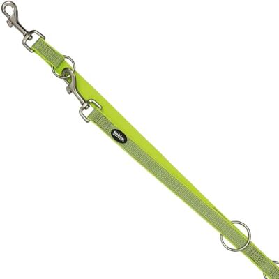 Nobby Full Reflect 52057-24 hundkoppellängd 200 cm bredd 15 mm gul S-M Nobby Full Reflect 52057-24 hundkoppellängd 200 cm bredd 15 mm gul S-M