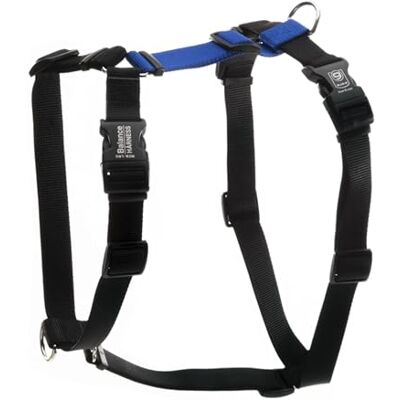 Blue-9 Balanssele, helt anpassningsbar passform No-Pull sele, perfekt för hundträning och lydnad, tillverkad i USA, blå, Medium/Large Blue-9 Balanssele, helt anpassningsbar passform No-Pull sele, perfekt för hundträning och lydnad, tillverkad i USA, blå, Medium/Large