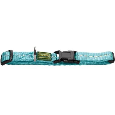 Hunter TRIPOLI VARIO BASIC hundhalsband, nylon, reflekterande, klickstängning, M, ljusblå Hunter TRIPOLI VARIO BASIC hundhalsband, nylon, reflekterande, klickstängning, M, ljusblå