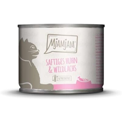 MjAMjAM premium våtfoder för katter kattunge utmärkt kalv med laxolja, förpackning om 6 (6 x 200 g), spannmålsfri med extra kött MjAMjAM premium våtfoder för katter kattunge utmärkt kalv med laxolja, förpackning om 6 (6 x 200 g), spannmålsfri med extra kött