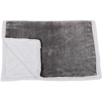 Danish Design Essentials Päls Hundfilt Silver 75 x 100 cm – Vändbar Mjuk och maskintvättbar filt för hundar Danish Design Essentials Päls Hundfilt Silver 75 x 100 cm – Vändbar Mjuk och maskintvättbar filt för hundar