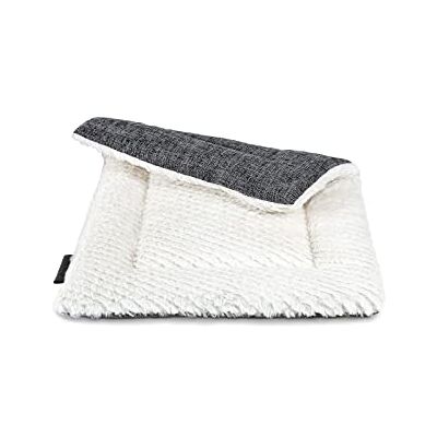 lionto Vändbar filt för hundar och katter, vadderad liggpläd med slitstark och fluffig sida, 60x45 cm, tvättbar och hygienisk matta med köldskydd för husdjur i alla storlekar, grå lionto Vändbar filt för hundar och katter, vadderad liggpläd med slitstark och fluffig sida, 60x45 cm, tvättbar och hygienisk matta med köldskydd för husdjur i alla storlekar, grå