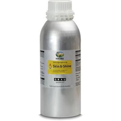 Grau HOKAMIX30 Skin & Shine Högkvalitativ olja med viktiga Omega 3- och Omega 6-fettsyror för hud och päls, tillskottsfoder för hundar och katter, originalprodukt, 1-pack (1 x 1 l) Grau HOKAMIX30 Skin & Shine Högkvalitativ olja med viktiga Omega 3- och Omega 6-fettsyror för hud och päls, tillskottsfoder för hundar och katter, originalprodukt, 1-pack (1 x 1 l)