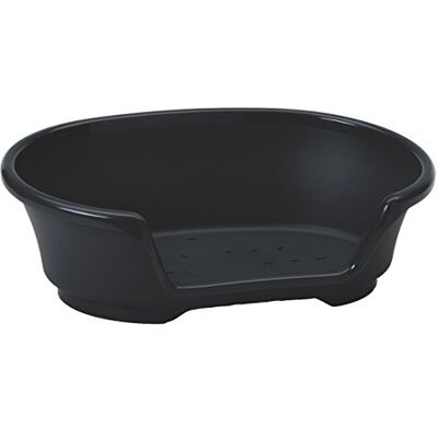 Savic Husdjursplast hundbädd i plast, 55 cm, tranbär, 55cm, Svart Savic Husdjursplast hundbädd i plast, 55 cm, tranbär, 55cm, Svart