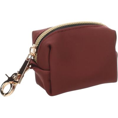 Flamingo Mirko burgundy bajspåse dispenser 8 x 5 x 5 cm 1 rulle ingår med dragkedja och karbinhake Flamingo Mirko burgundy bajspåse dispenser 8 x 5 x 5 cm 1 rulle ingår med dragkedja och karbinhake