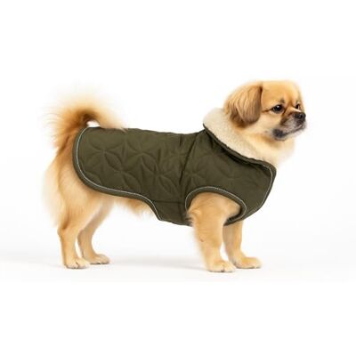 Flamingo hundrock vinter – Ushi khaki – 30 cm – varm och fashionabel – polyester – vattenavvisande – fleecefoder – kardborreband – reflekterande – öppning Flamingo hundrock vinter – Ushi khaki – 30 cm – varm och fashionabel – polyester – vattenavvisande – fleecefoder – kardborreband – reflekterande – öppning