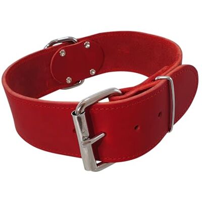 Nobby 80934-01 halsband TABIL extra bred röd 65 cm (48–58 cm), 50 mm Nobby 80934-01 halsband TABIL extra bred röd 65 cm (48–58 cm), 50 mm