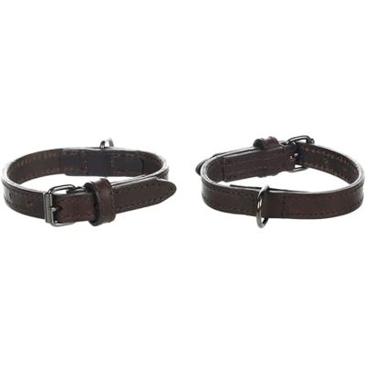 Flamingo Halsband Denver BRAUN XS 20–25 cm 10 mm Flamingo Halsband Denver BRAUN XS 20–25 cm 10 mm