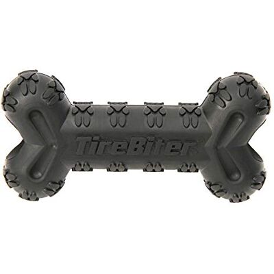 Mammoth Pet Products Mammoth TireBiterII ben med behandlingsstation – hundleksaker i naturgummi för extrema tuggare – hundleksaker för extra lång interaktiv lek – agggressiva tuggleksaker för hundar – stor 18,4 cm Mammoth Pet Products Mammoth TireBiterII ben med behandlingsstation – hundleksaker i naturgummi för extrema tuggare – hundleksaker för extra lång interaktiv lek – agggressiva tuggleksaker för hundar – stor 18,4 cm