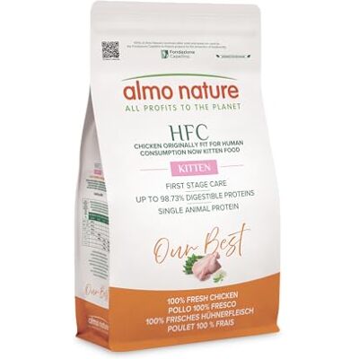 almo nature HFC Our Best Kattunge Bröst för kattungar Färsk kyckling 1,2 kg almo nature HFC Our Best Kattunge Bröst för kattungar Färsk kyckling 1,2 kg