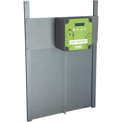 Kerbl EasyProtect 70590 Automatisk kycklingdörr komplett set med ljussensor B x H 32,5 x 58 cm batteri eller nätdrift Kerbl EasyProtect 70590 Automatisk kycklingdörr komplett set med ljussensor B x H 32,5 x 58 cm batteri eller nätdrift