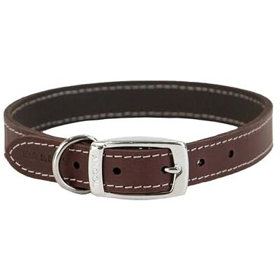 Ancol Heritage läder sydd/halv fodrad krage brun 30 cm/12 tum Sz 1, 30 cm, Röd Ancol Heritage läder sydd/halv fodrad krage brun 30 cm/12 tum Sz 1, 30 cm, Röd