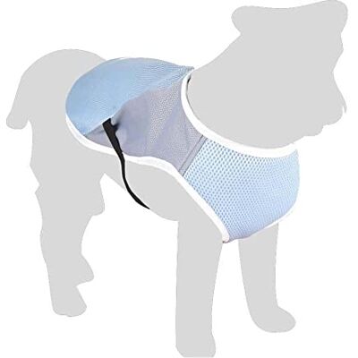 Flamingo Pet Products Uppfriskande fryst grå kappa. längd 35 cm, ø 46–56 cm, för hundar. Flamingo Pet Products Uppfriskande fryst grå kappa. längd 35 cm, ø 46–56 cm, för hundar.