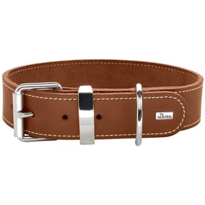 Hunter AALBORG SPECIAL hundhalsband, läder, slitstarkt, bekvämt, 45 (S), konjak Hunter AALBORG SPECIAL hundhalsband, läder, slitstarkt, bekvämt, 45 (S), konjak