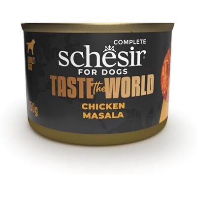 Schesir , Fuktig hundmat Taste The World Kyckling Masala 8 x 150 g Schesir , Fuktig hundmat Taste The World Kyckling Masala 8 x 150 g