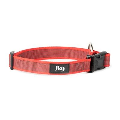 Julius-K9 Hundkrage, 25 mm (39-65 cm), Red-Gray, Medstorlek, Med Handtag, Säkert Handtag för Lyfta och Hålla Hunden Ordentligt, Textilmaterial, Polyester Julius-K9 Hundkrage, 25 mm (39-65 cm), Red-Gray, Medstorlek, Med Handtag, Säkert Handtag för Lyfta och Hålla Hunden Ordentligt, Textilmaterial, Polyester