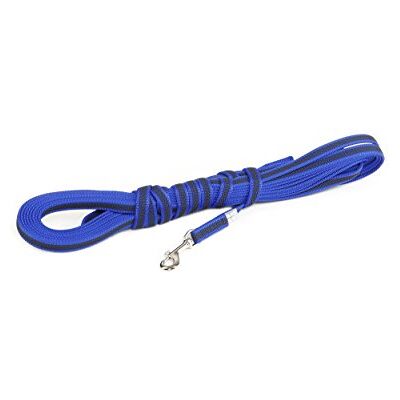 Julius-K9 218GM-B-S10 färg och grått supergrepp koppel med handtag, 14 mm x 10 m, blågrå Julius-K9 218GM-B-S10 färg och grått supergrepp koppel med handtag, 14 mm x 10 m, blågrå