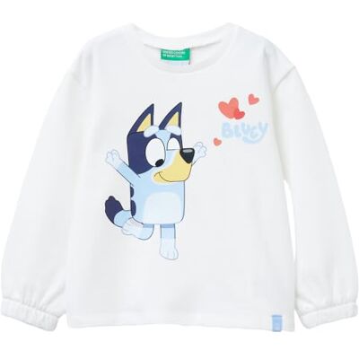 United Maglia G/C M/L 3j70g10kg träningsoverall, vit, 2 år flickor och flickor, Vitt och blått, 24 M�nader United Maglia G/C M/L 3j70g10kg träningsoverall, vit, 2 år flickor och flickor, Vitt och blått, 24 M�nader