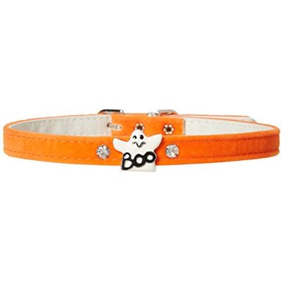 Mirage Pet Products hundhalsband, sammet, 40,6 cm, orange Mirage Pet Products hundhalsband, sammet, 40,6 cm, orange
