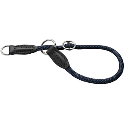 Hunter Dressurhals, FREESTYLE EIBY, färg: blå, steglöst justerbar, mjukt taumaterial, med dragstopp, robust och hållbar, perfekt för träning och promenader i vind och väder, storlek: S Hunter Dressurhals, FREESTYLE EIBY, färg: blå, steglöst justerbar, mjukt taumaterial, med dragstopp, robust och hållbar, perfekt för träning och promenader i vind och väder, storlek: S