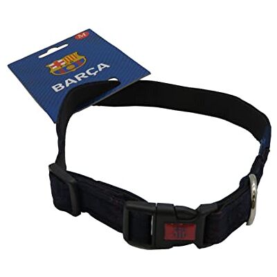 FC Barcelona Hundhalsband - Justerbart, Laglogga - Husdjursaccessoar FC Barcelona Hundhalsband - Justerbart, Laglogga - Husdjursaccessoar