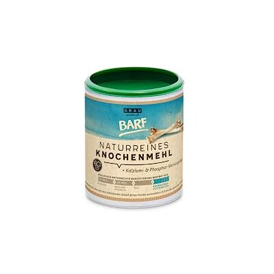 Grau Grå – originalet – 100% naturligt benmjöl från nötkött, naturligt kalcium för benkonstruktion och leder, 1-pack (1 x 175 g), kompletteringsfoder för hundar och katter Grau Grå – originalet – 100% naturligt benmjöl från nötkött, naturligt kalcium för benkonstruktion och leder, 1-pack (1 x 175 g), kompletteringsfoder för hundar och katter