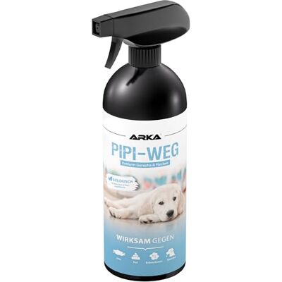 ARKA PIPI-WEG Hund – lukt- och fläckborttagare – mycket effektiv, biologisk, eliminerar lukter och fläckar från urin, kräkning och saliv på mattor, möbler, klädsel och vattentäta ytor ARKA PIPI-WEG Hund – lukt- och fläckborttagare – mycket effektiv, biologisk, eliminerar lukter och fläckar från urin, kräkning och saliv på mattor, möbler, klädsel och vattentäta ytor