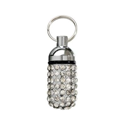 Karlie adresskant silver med strasstenar 15 x 8 mm x Karlie adresskant silver med strasstenar 15 x 8 mm x
