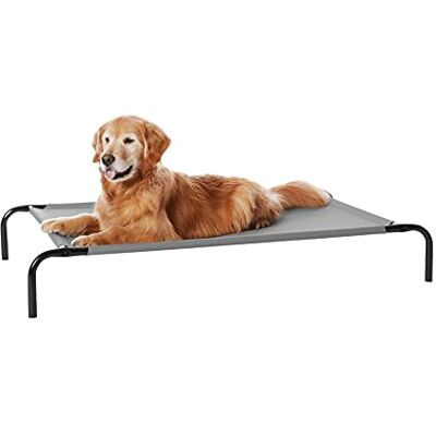Amazon Basics - Cooling Elevated Dog Bed - Grå Amazon Basics - Cooling Elevated Dog Bed - Grå