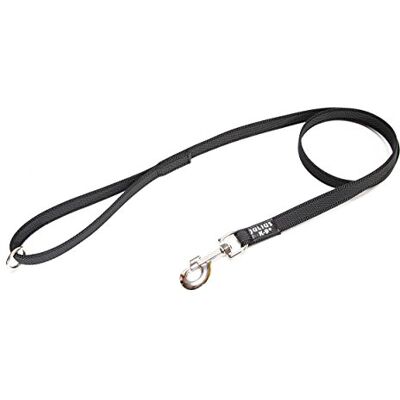 Julius-K9 Färg och grå supergreppskoppel med handtag, och O-ring, 14 mm x 1,2 m, svart-grå Julius-K9 Färg och grå supergreppskoppel med handtag, och O-ring, 14 mm x 1,2 m, svart-grå