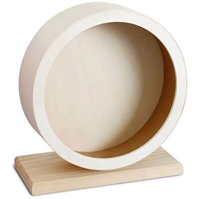 Dehner tillbehör för smådjur löphjul Motion, Ø 20 cm, trä, natur Dehner tillbehör för smådjur löphjul Motion, Ø 20 cm, trä, natur